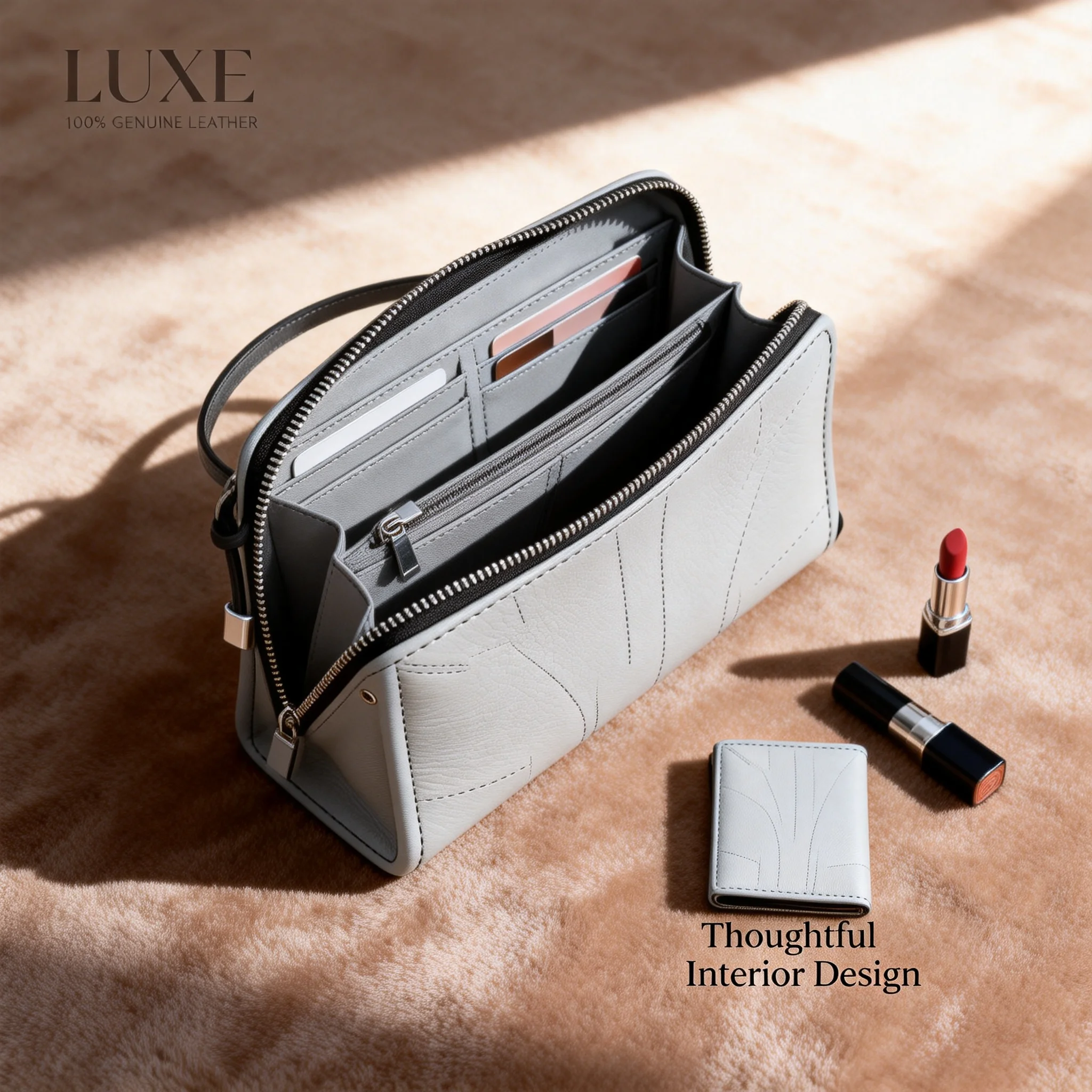 Personalized Matte Suede Tote Bag Large Shoulder Bag For Winter_voghion.com