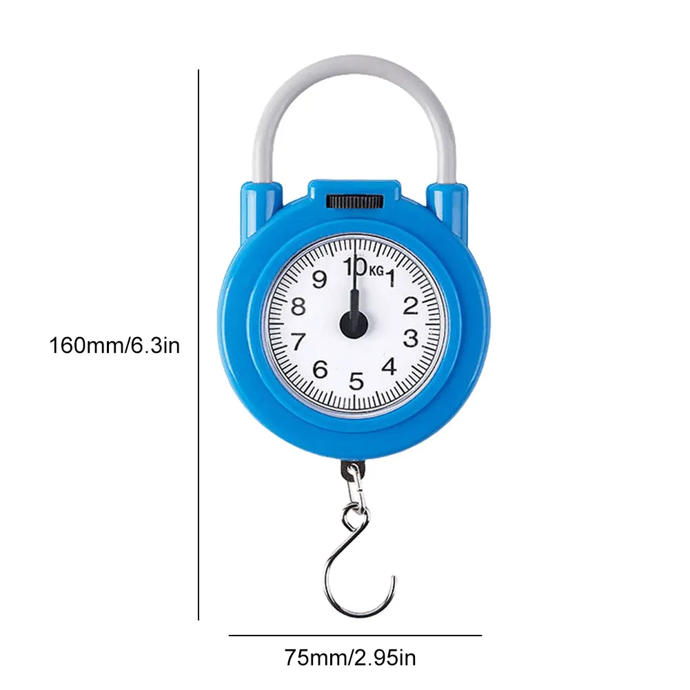 Balance digitale cuisine 10KG 0.1KG pêche portable voyage pèse-bagages crochet outil polyvalent