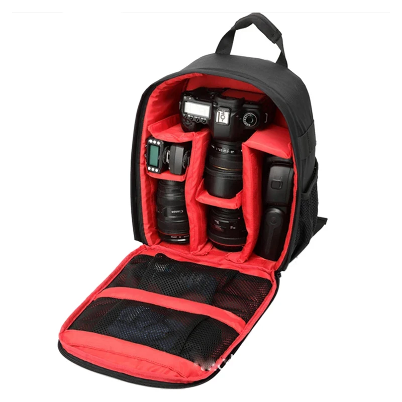 Mochila Aventura Para Fotógrafos: Bolso Impermeable De Hombro Para Cámaras Canon, Nikon Y Sony