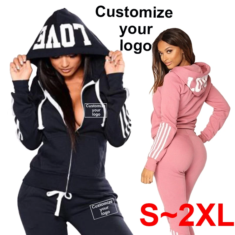 2023Women's sports suit three stripe sweater two piece jogging set casual zippered hoodie+sports pants sports shirt jogging set new trend men s fashion three color patchwork pullover hoodie and sports pants sportswear men s jogging set fashion set