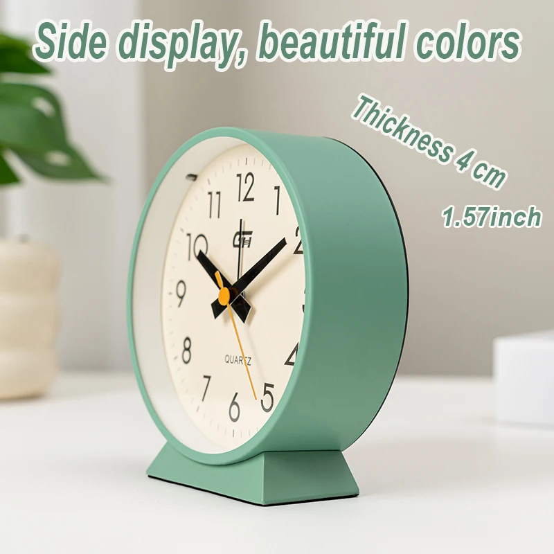 Sleek Silent Alarm Clock for Home and Office Decor