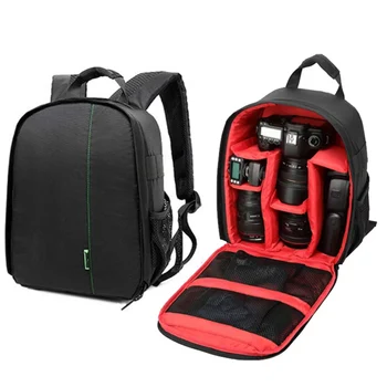 Zaino per fotocamera da esterno Borsa per fotocamera digitale a tracolla per video Custodia per fotocamera fotografica impermeabile DSLR per fotocamera Canon Nikon Sony Olympus
