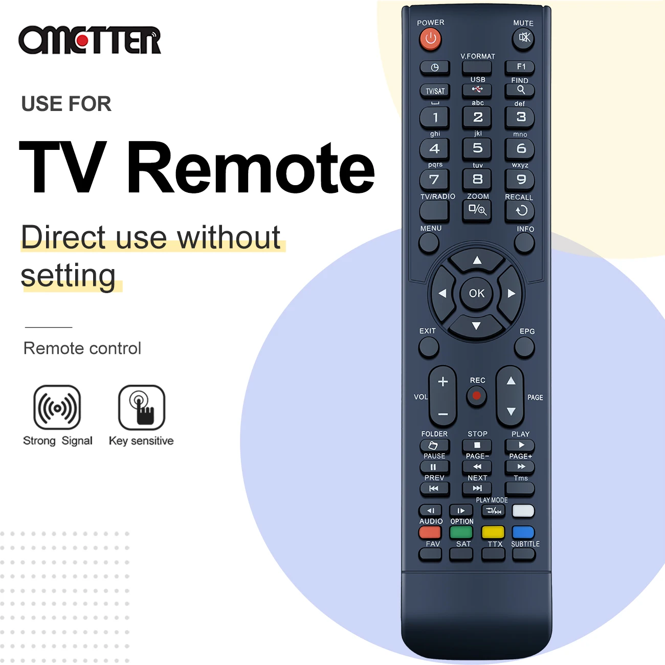 Per Telecomando Amiko Mini Hd 8150 8200 8300 8360 8840 Shd 7900 8000 8110 8140 Sthd 8820,8800, Micro Combo