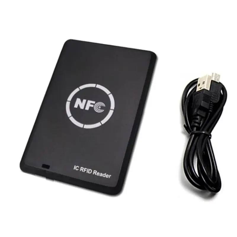 A55T IC RFID 카드 리더 RFID 복사기 복제기 스마트 카드 리더/라이터 13.56Mhz 암호화 프로그래머