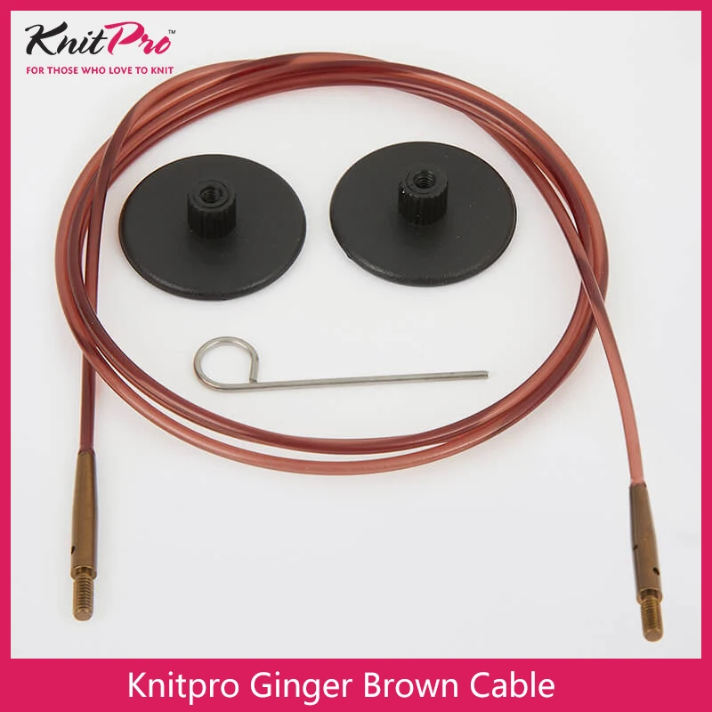 KnitPro  Ginger Brown Interchangeable Knitting Needle Cable