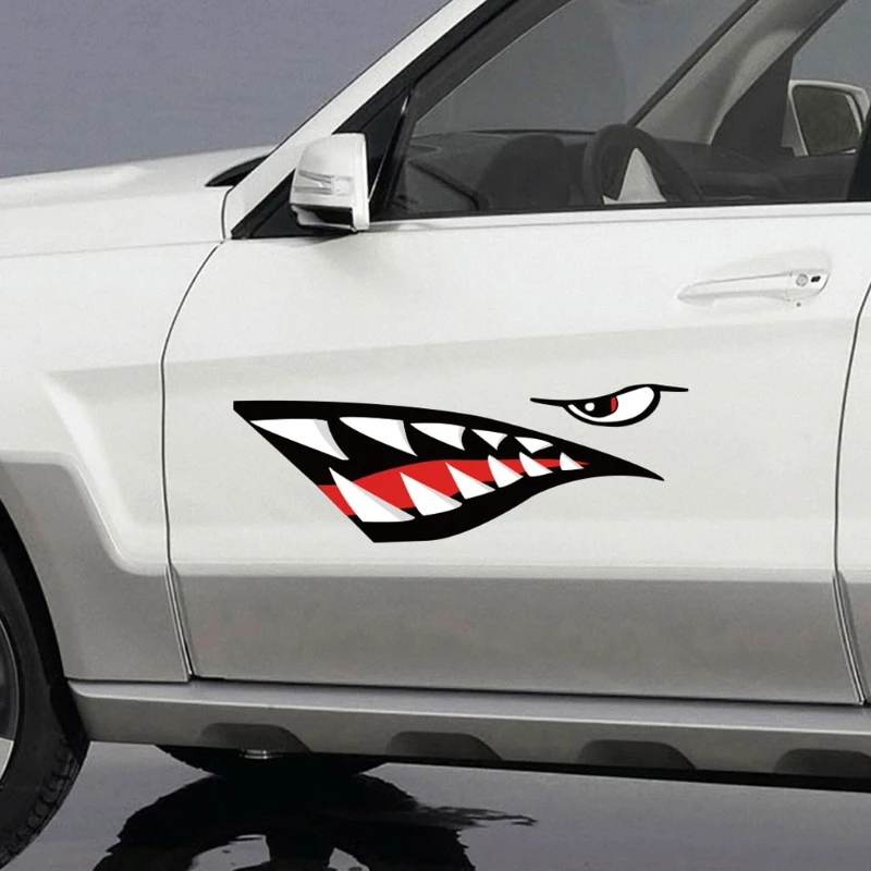 Fishing Boat Decals Shark Sticker Auto Sticker Boat Stickers Kayak Fishing Car Reflective Decals Accessories