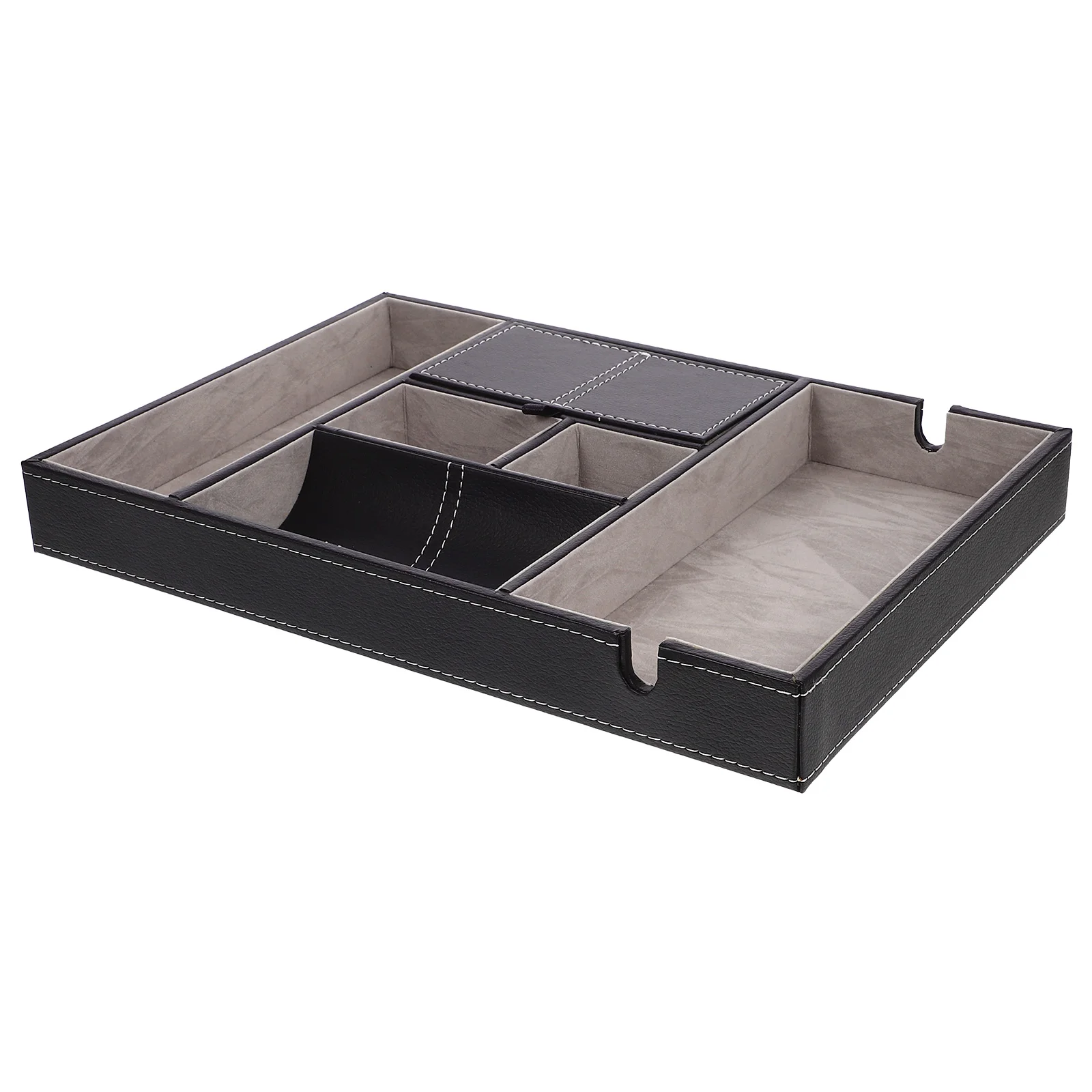 

Multifunctional Storage Box Necklace Case Watch Boxes Organizer for Purse