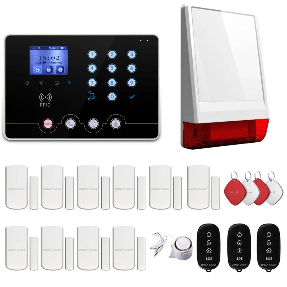 Smartlife 4G WIFI Tuya GSM hub Alarm home security alarm system