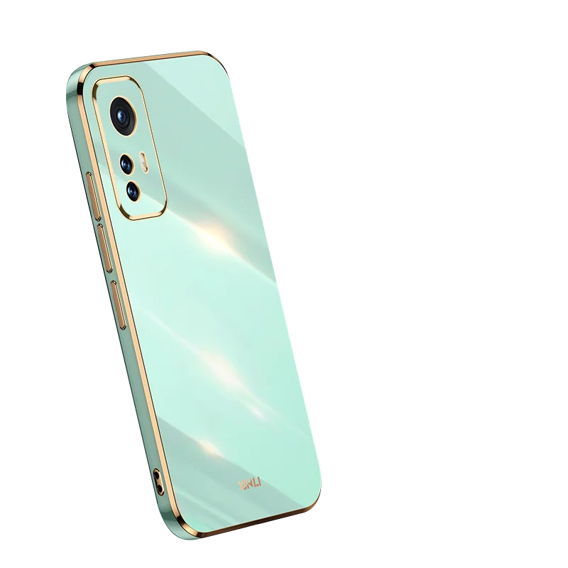 Luxury Square Plating Shockproof Soft TPU Silicone Case
