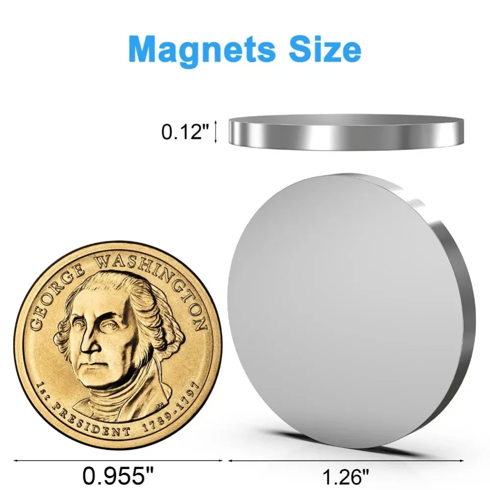 Versatile Strong Round Magnets