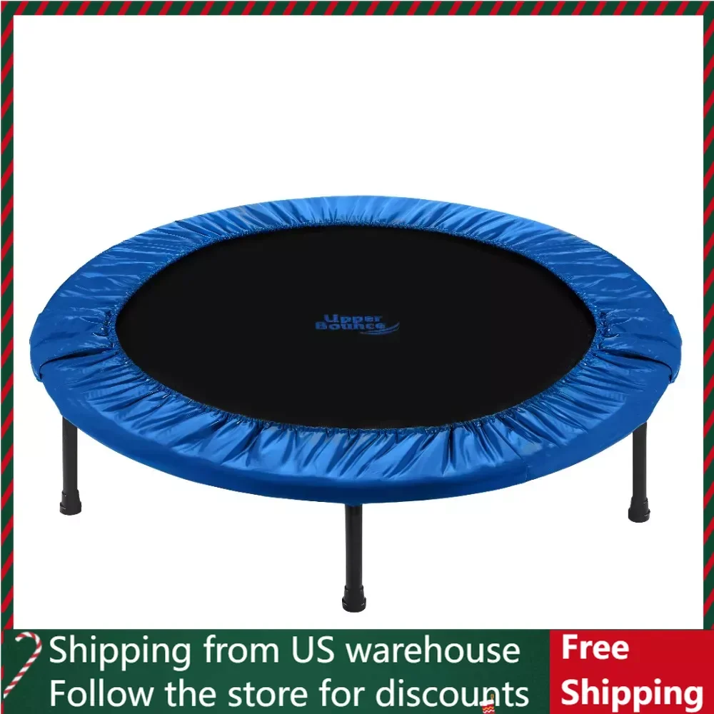 

Мини-батут для взрослых с прочным ковриком для прыжков, портативный складной тренировочный батут