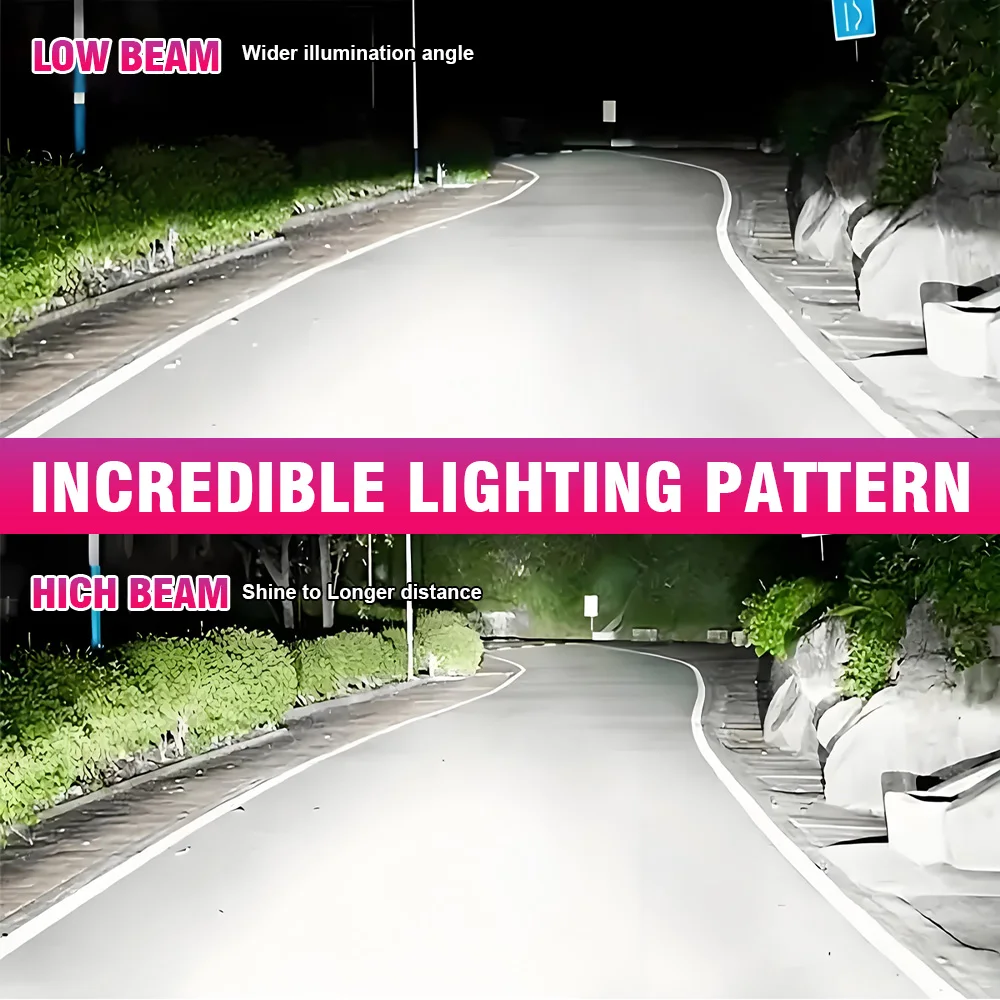200W 캔버스 H8 H9 H11 LED 자동차 안개등 9005 HB3 9006 DRL 주행등 헤드라이트 전구 H7 6000K 백색 자동차 오토바이 헤드램프
