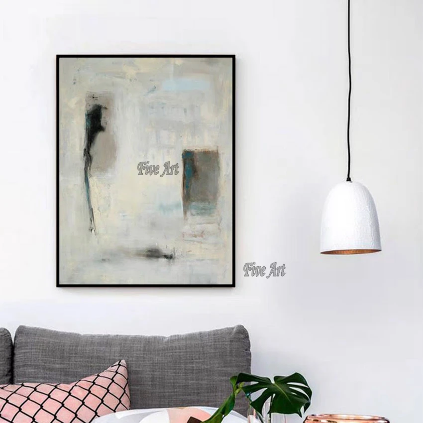 

Ручная роспись, современное искусство, простая абстрактная картина маслом, Настенная картина для спальни, художественная картина, холст, домашний декор, сделано в Китае, без рамки