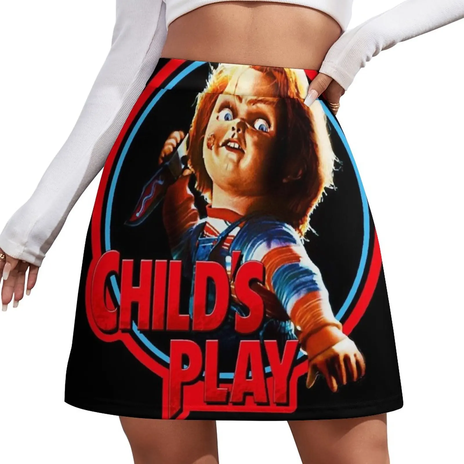 

chucky in the circle design Mini Skirt clothes for women Women's summer dress