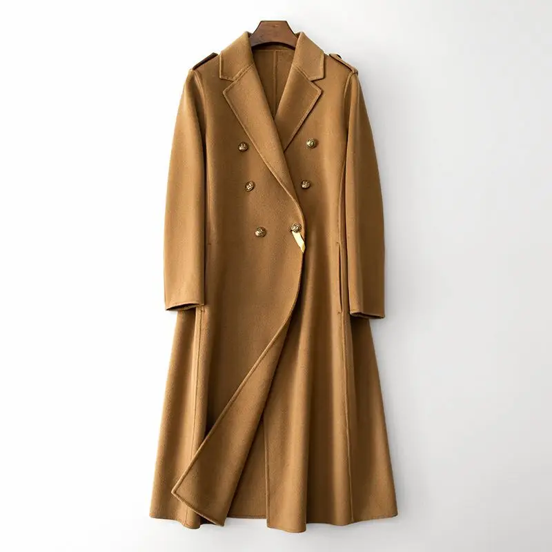 

30 кашемир 70 шерсть весеннее шерстяное пальто 2023 новый продукт женское двустороннее шерстяное пальто