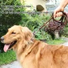 Genuine Leather Dog Leash Dogs Long Leashes Braided Pet Walking Training Leads Brown Black Colors for Medium Large Pet 2