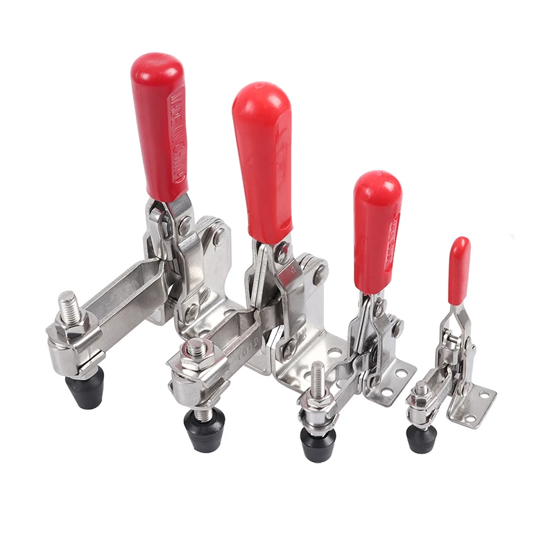 Red Toggle Clamp GH 201B 100kg Quick Release Tool Horizontal Clamps