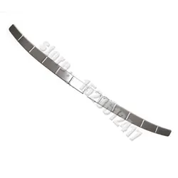 Stainless Steel Rear Bumper Protector Sill and Boot Guard Trim Accessories (Silver)