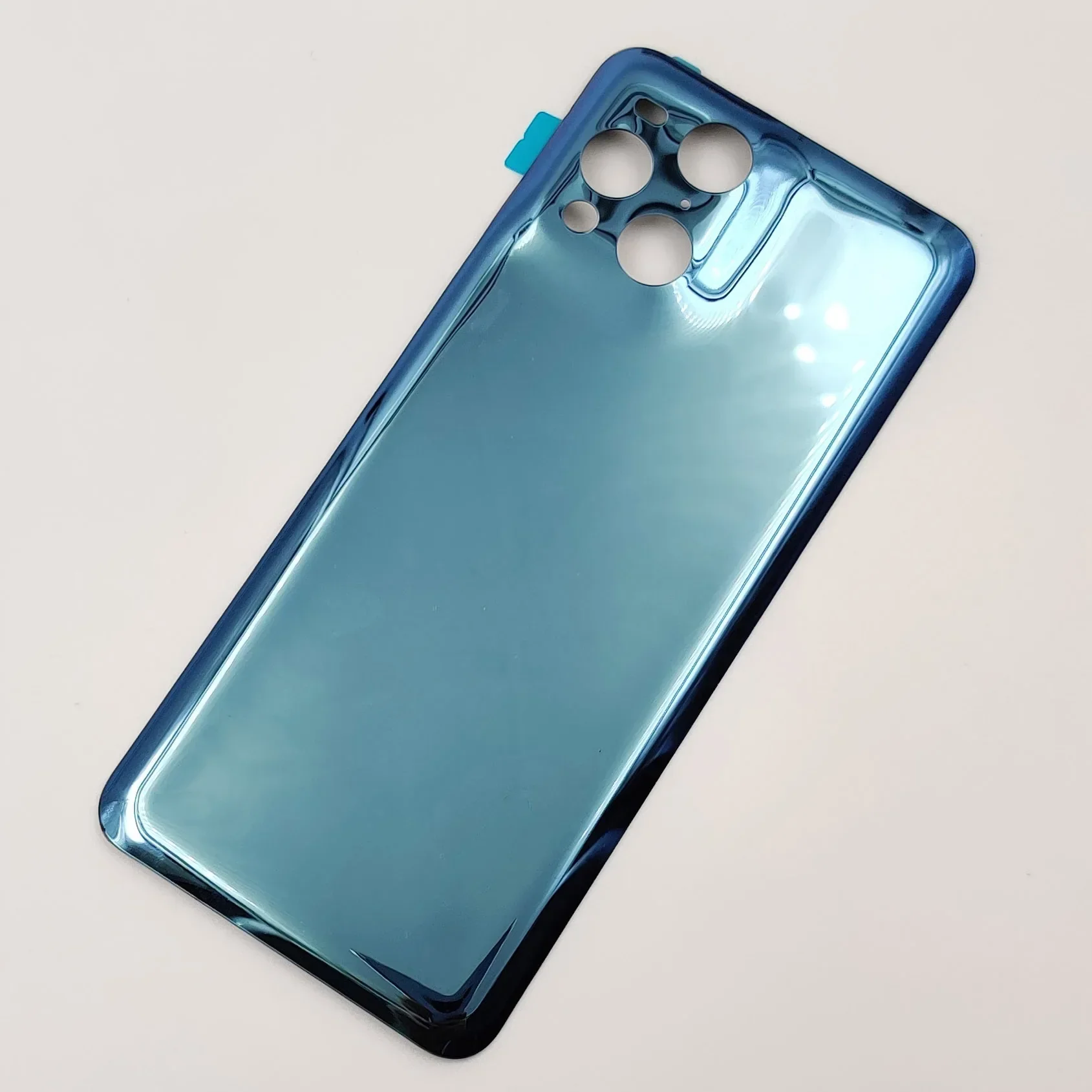 OPPO Find X3 X3 Pro용 유리 배터리 커버, 하드 백 문짝 뚜껑, 후면 하우징 패널 쉘 케이스, 오리지널 접착 스티커 로고