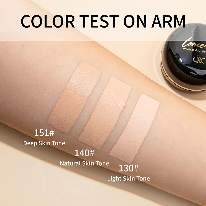 3 Color Waterproof Concealer Remove Dark Circles Nasolabial Folds Facial Foundation Oil Control Lasting Moisturizing Concealer