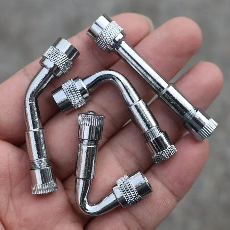 Tire Valve Extension Brass 45 90 135 180 Degree Universal Metal Air Chuck Adapter for Truck Motorcycle Car Tire Inflation Tools