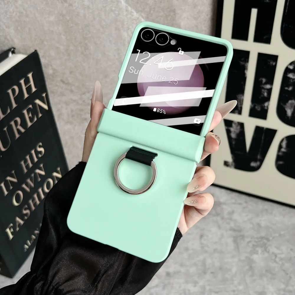 Sleek Matte 2-in-1 Hinge Protective Case with Screen Film
