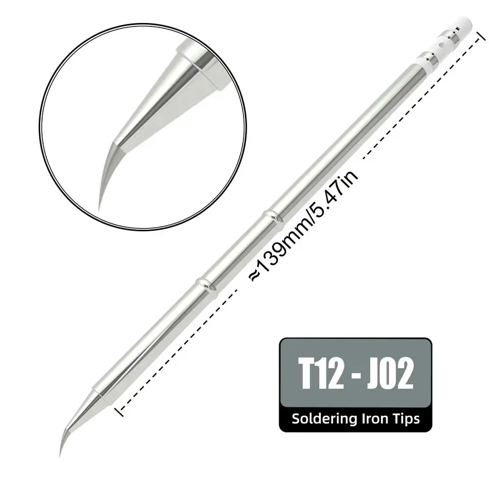 T12 Series Tip for Soldering Iron Replacement Tips Heater Solder Head Weller Electric Welding Equipment Tools Sting Tin Cautin image 7