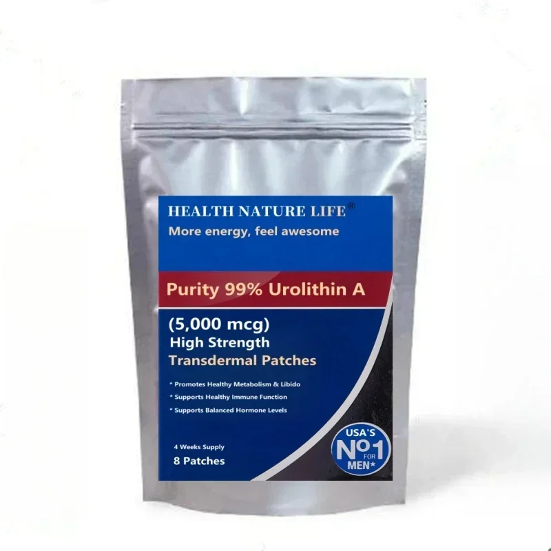Purity 99% Urolithin A-5,000 mcg (High Strength) Healthy Aging Formula-Transdermal Patches Patches Made in USA 8 Weeks Sup estrogen patch