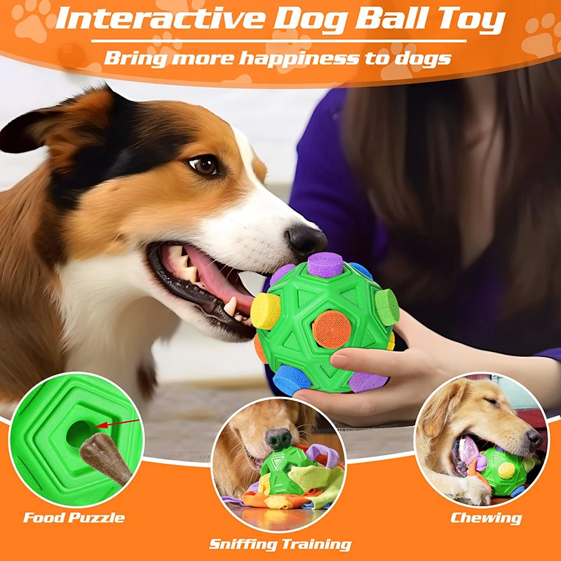 Interactive Dog Puzzle Toys Dog Sniffing Ball Slow Feeder Training  Educational Toy Encourage Natural Foraging Portable Dog Toys - AliExpress