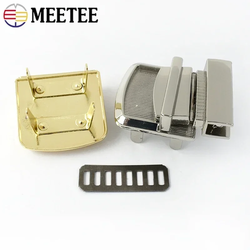 Metal Lock Buckle 1-5Pcs for Bag Women Handbag Closure Clasps Purse Snap Locks Buckles Repair Kit DIY Sewing Accessories