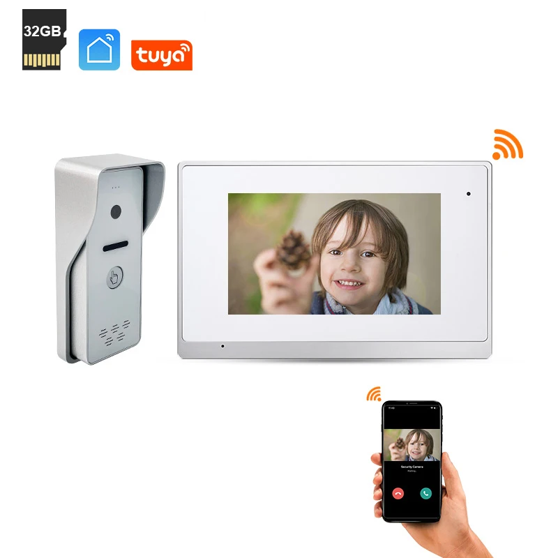 

Hot Selling Dual-way Call/Talk Outdoor Wifi Tuya House Intercom Camera To Video Door Phone