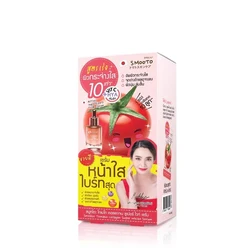 6X Smooto Tomato Collagen Whitening Serum Reduce Dark Spots And Acne Scars Bright White Skin Smooth Soft Radiant 10g