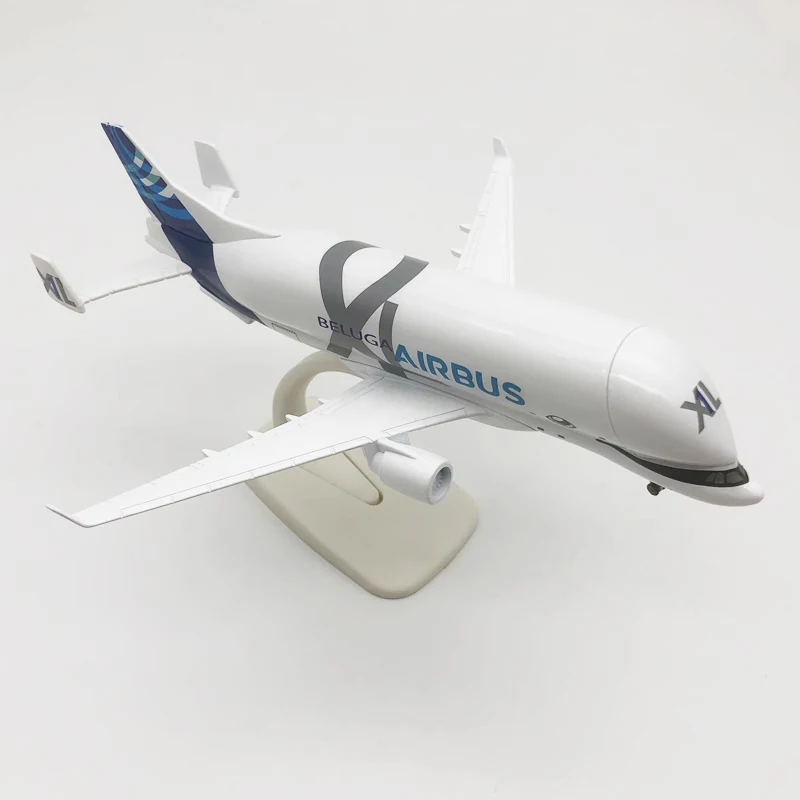 20cm Large Airplane Model Alloy material Airbus Beluga A300-600ST Transport Airplanes for Collection or Gift airplane model