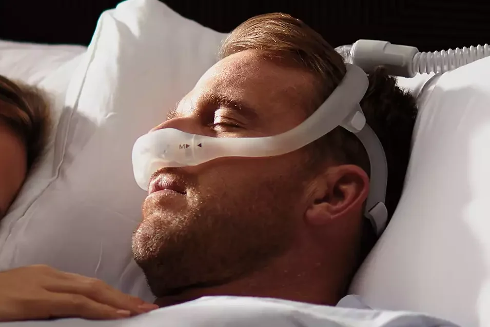Original Respironics Dreamwear Nasal Pillow mask For CPAP Extension Tube Headband pads S/M/SW/MW