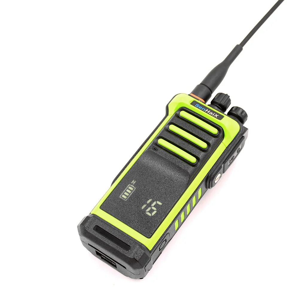 SenHaix GT10 Walkie Talkie UHF 400~470Mhz & High Gain 2 Antennas Hide Screen Two Way Radio Waterproof FM Transceiver Interphone