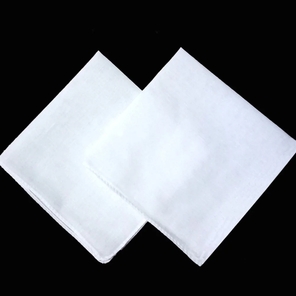 Pocket Square 5 Pcs Cotton Handkerchiefs White DIY Accessories Graffiti High Density pocket square,mini handkerchief