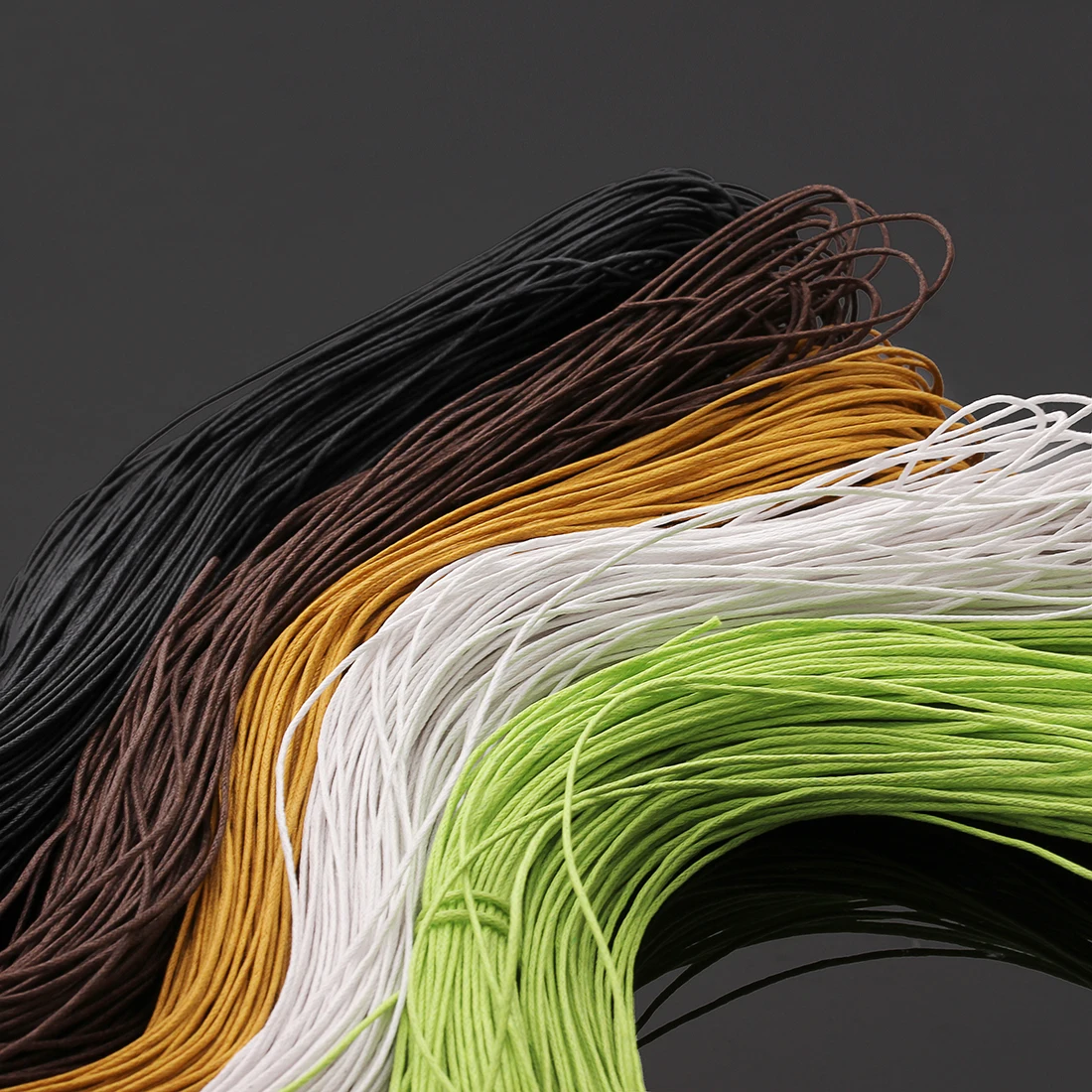 1mm Waxed Thread Cord String Strap 90meter/roll for DIY Bracelet Clothing Bags Making Findings