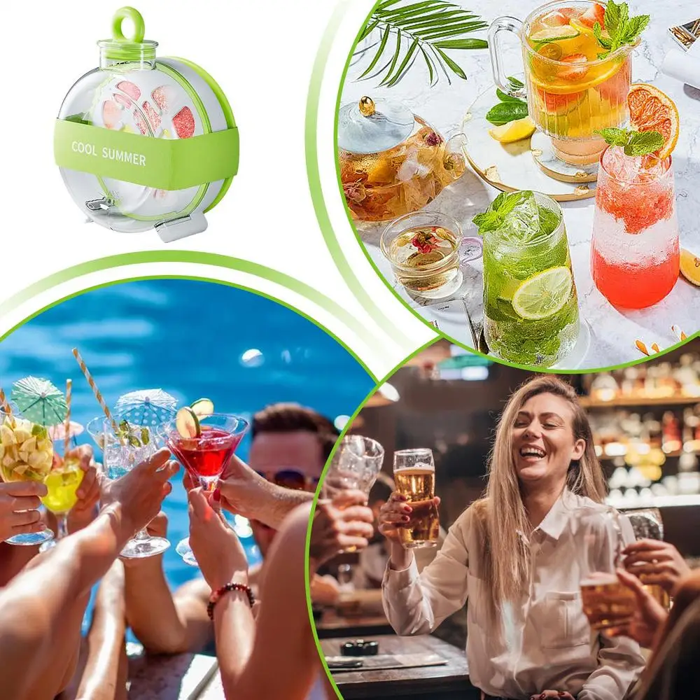 Water Bottle Ice Cube Mold Multiple Grids