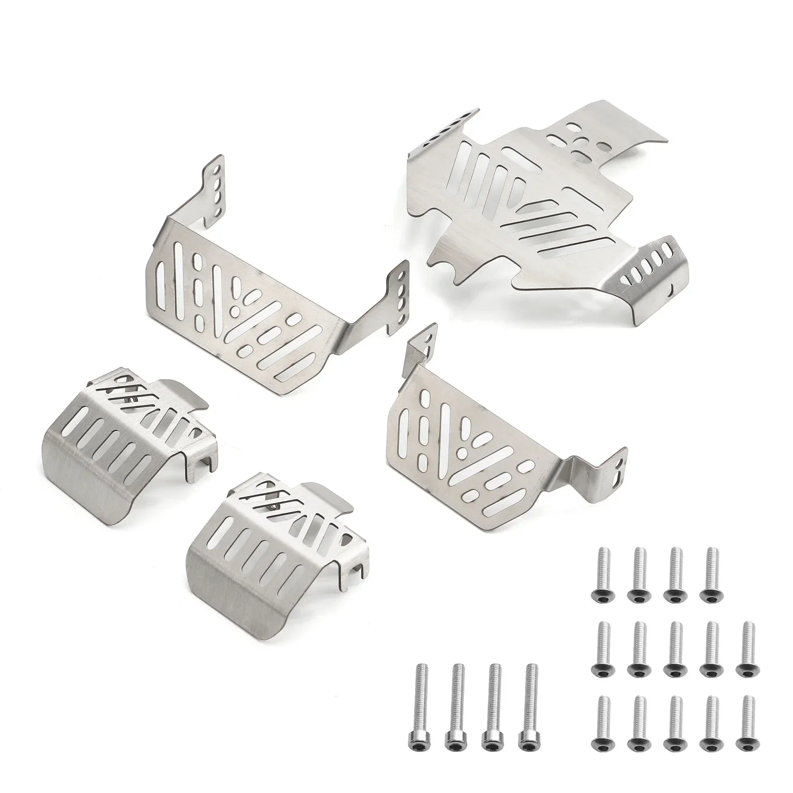 Traxxas TRX 4 4WD Cars, Trucks & Motorcycles 1Set Top+Middle+Back Stainless  Steel Chassis Armor Protection Skid Plate For Traxxas UDR Unlimited Desert  TRX 4 Hobby RC Car, Truck & Motorcycle Models &