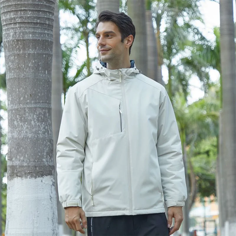 Winter Jacke Fashion Men's Clothest  Coat Hoodies Camping Hiking Jacket Men's Casual Waterproof Jacket Windbreaker Men Outerwear