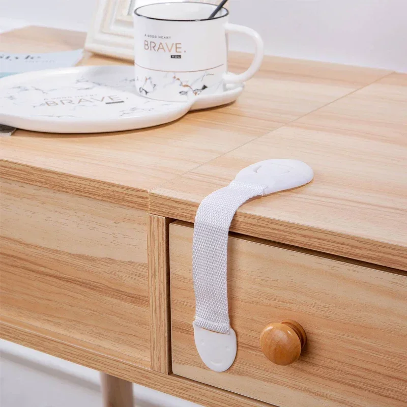 Child Safety Cabinet Lock Kids Security Protection Drawer Door Cabinet Lock Plastic Protection Baby Safety Door Lock