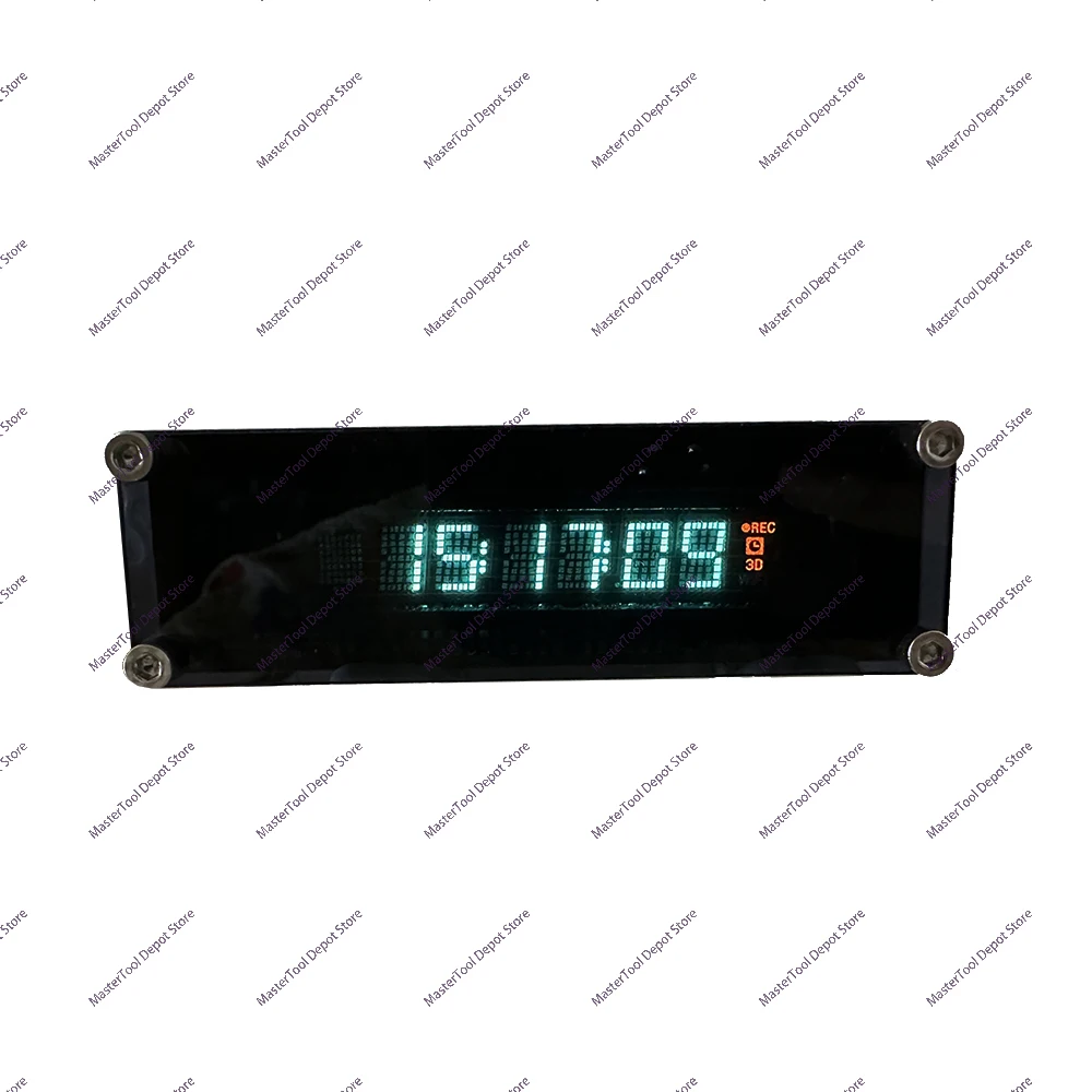 사이버펑크 VFD 야광 형광 시계 와이파이 네트워크 시계 데스크탑 장식 액세서리 USB 5V