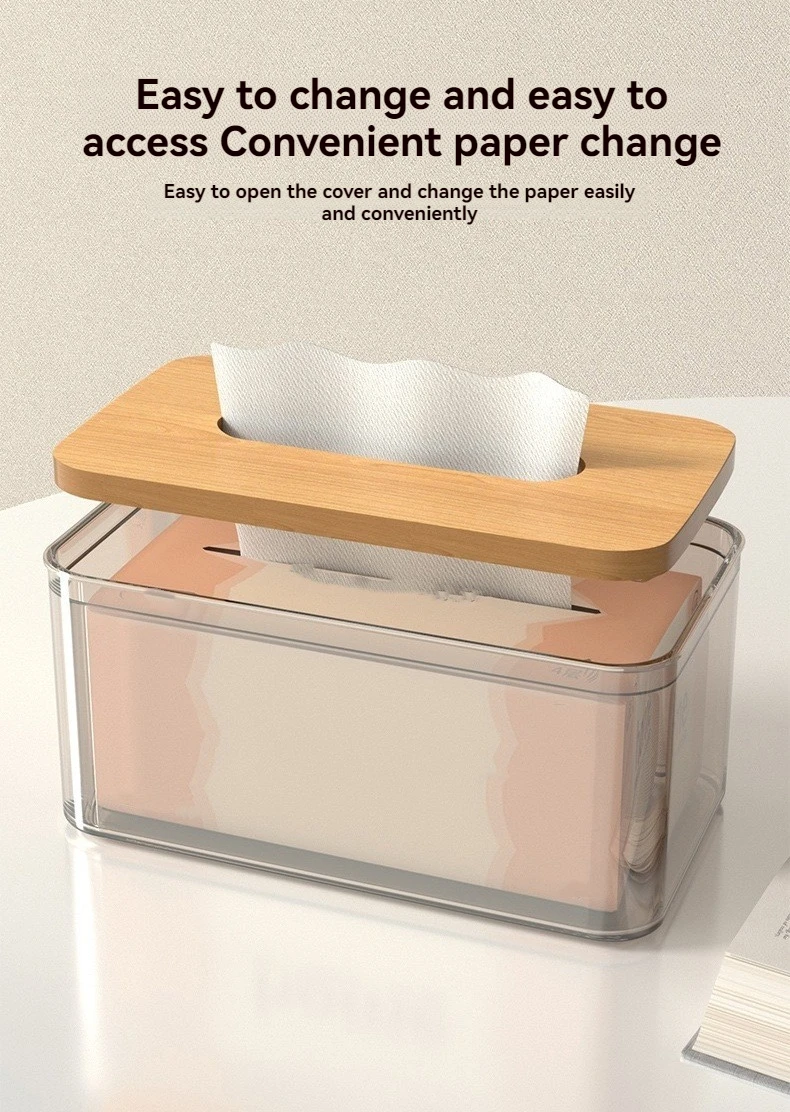 1 Stück/Einfache Taschentuchbox für den Hausgebrauch, Wohnzimmer-Tisch-Taschentuchbox, Kreative Luxuriöse Aufbewahrungsbox – Detail 6