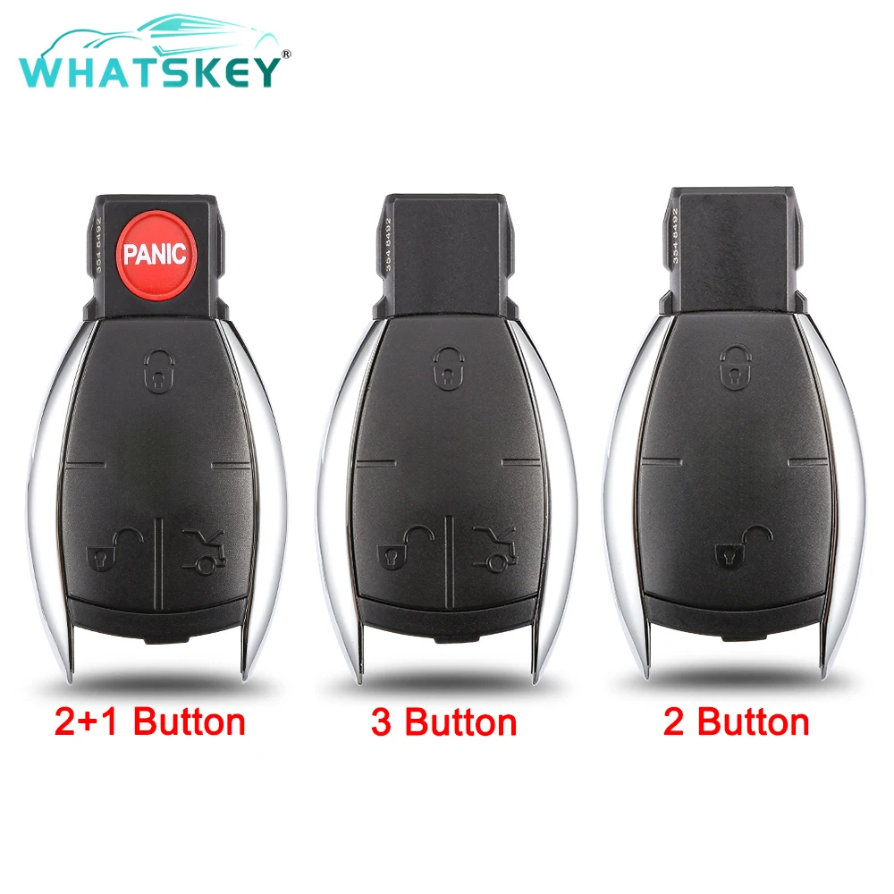 WhatsKey 3 Button Remote Key Shell Fob Case For Mercedes For Benz A B C E S CL CLS CLA CLK W203 W204 W205 W210 W211 W212 remote key case for car styling for mercedes benz cls cla glk slk w204 w251 w176 amg a b c s r g class key cover car accessories