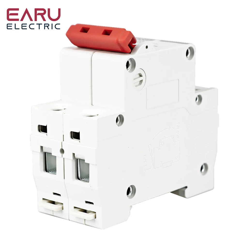 1P 2P DC MCB 12V 24V 48V Circuit Breaker Battery Car Protector DZ47 DC Positive