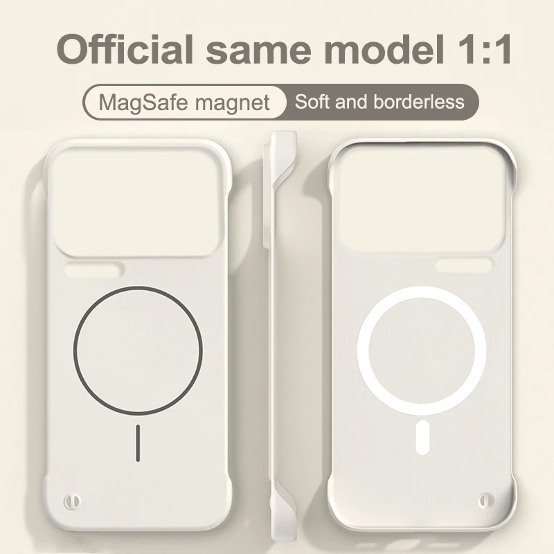 Ultra Thin Matte Frameless Magnetic Shockproof Case
