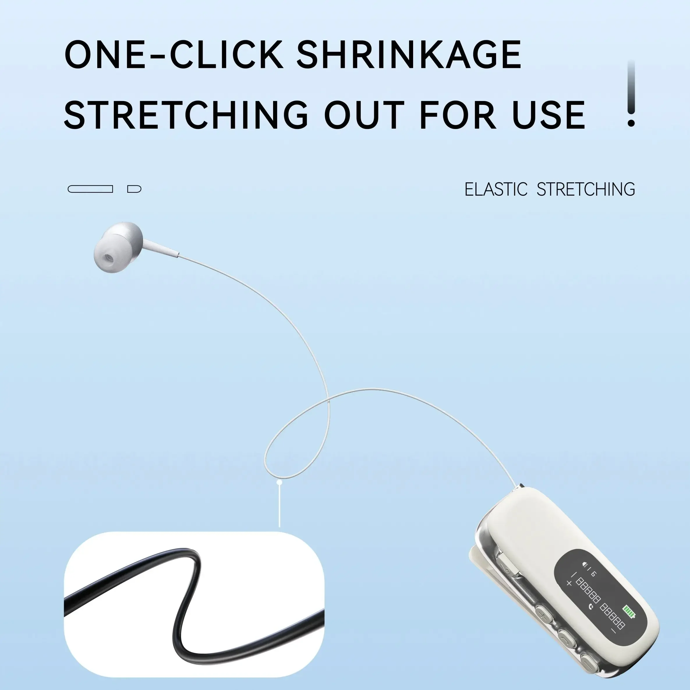 K75 Business Earphones Hands Free Bluetooth V5.4 LCD Display Wireless Earphones for Call and Cycling Noise Reduction Earphones 6