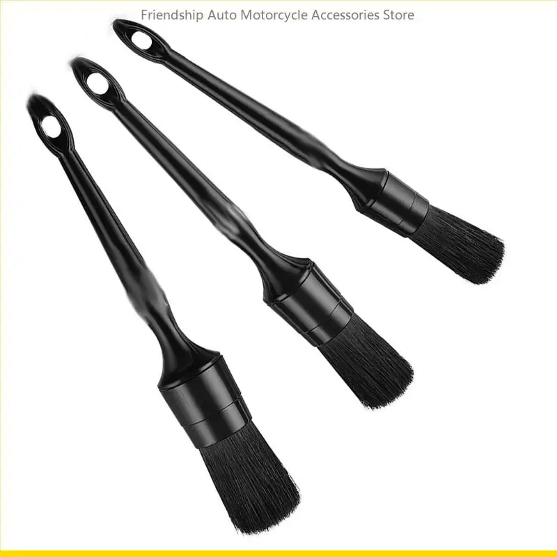 SZCH Soft Fiber Brush Auto Wheel for Rim Cleaning Tool Wheel Brush Cleaner Dust Remover 5Pcs Detailing Cleaning