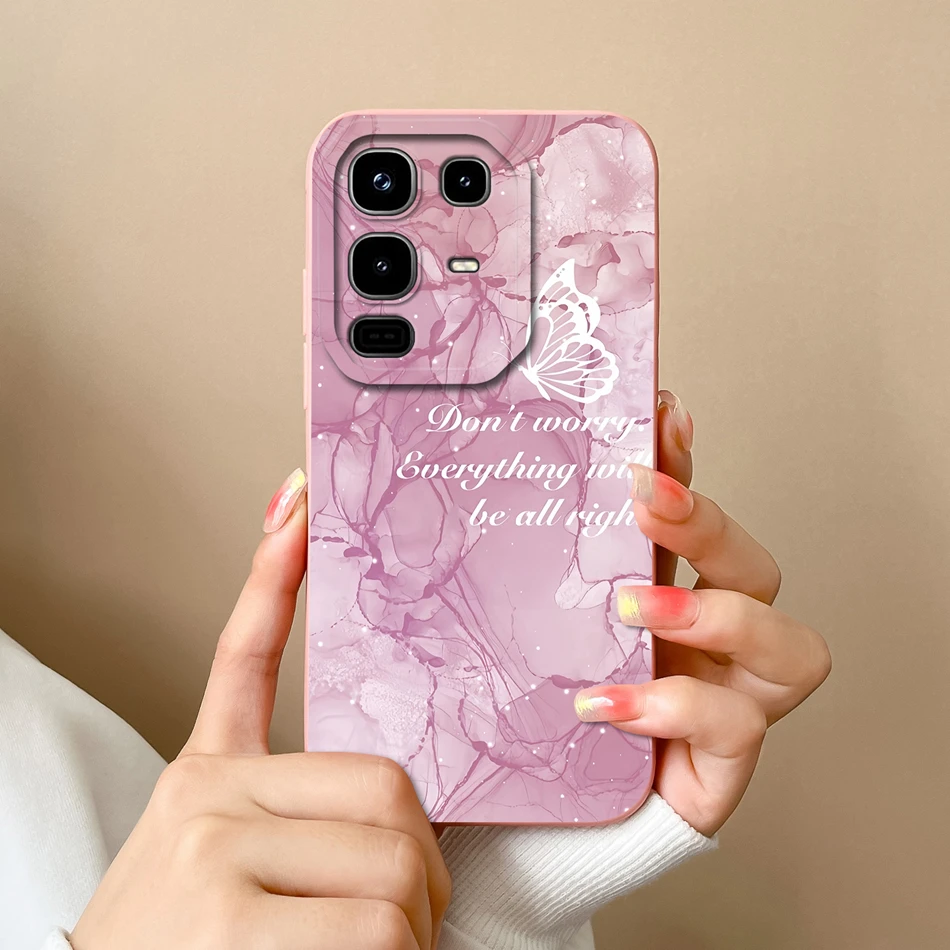 Cartoon Cute Design Phone Case - Full Protection Soft Liquid Silicone Back Cover Bumper