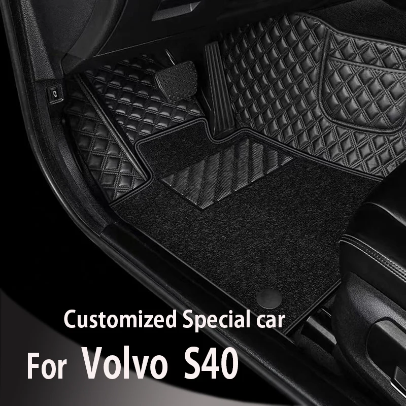 

Car Floor Mats For Volvo S40 2006 2007 2008 2009 2010 2011 2012 Custom Foot Pads Automobile Carpet Cover Interior Accessories